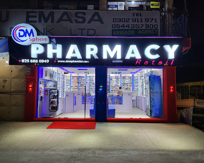 DM Sphere Pharmacy, Ngleshie Amanfrom storefront